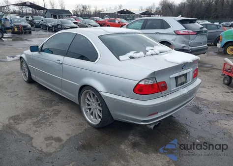 2001 BMW 330Ci from USA, damaged, VIN WBABN53411JU23247